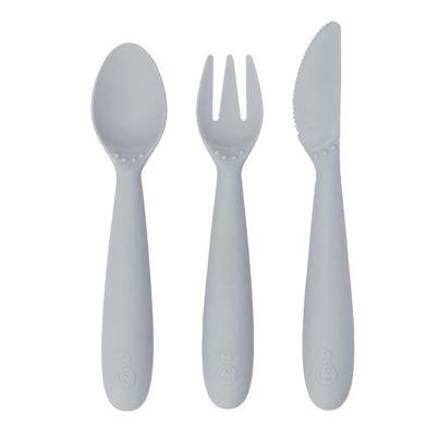 ezpz Happy Utensils Pewter