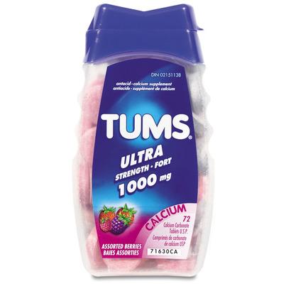 Tums Ultra Strength Antacid Calcium Tablets