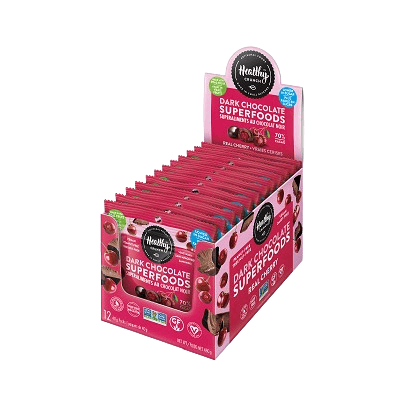 Healthy Crunch Dark Chocolate Superfoods Real Cherry