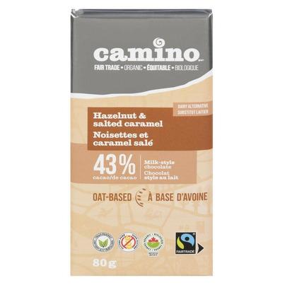 Camino 43% Cacao Hazelnut Salted Caramel Chocolate Bar