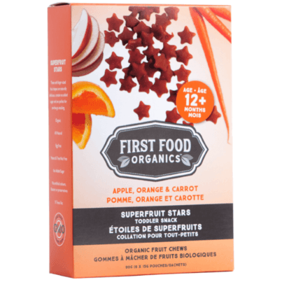First Food Organics Apple Orange Carrot Superfruit Stars