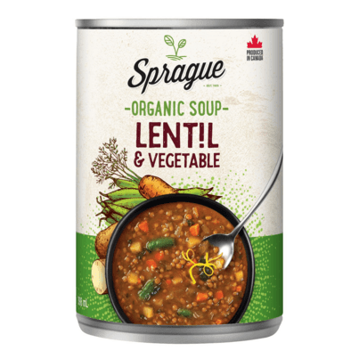 Sprague Organic Lentil and Vegetable Soup