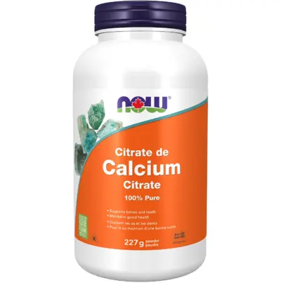 NOW 100% Pure Calcium Citrate Powder
