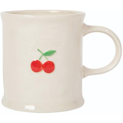 Jubilee By Danica Embossed Mug Cherry