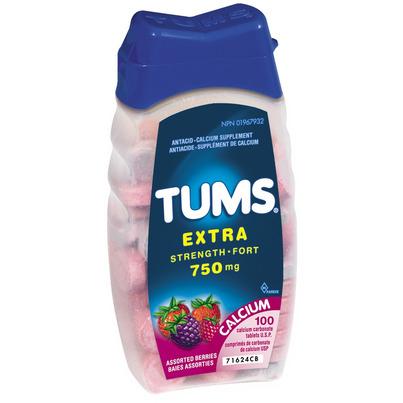 Tums Extra Strength Antacid Calcium Tablets