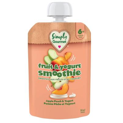 Simply Gourmet Fruit & Yogurt Smoothie Apple Peach
