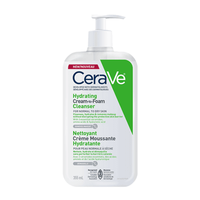 CeraVe Hydrating Cream-to-Foam Cleanser