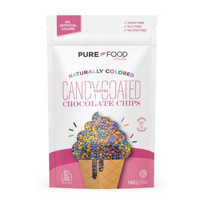 Pure Food By Estee Mini Candy Coated Pastel Chocolate Chips