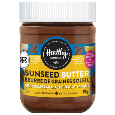 Healthy Crunch Chocolate Banana SunSeed Butter