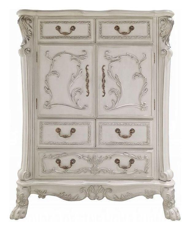 Dresden Bone White 5 Drawer Chest