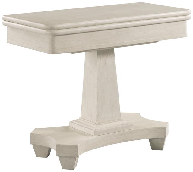 Grand Bay Montauk White Square Game Table