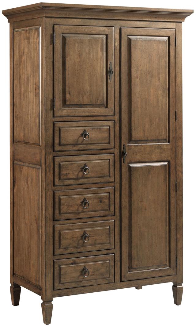 Ansley Hillgrove Medium Stain 2 Door Accent Cabinet