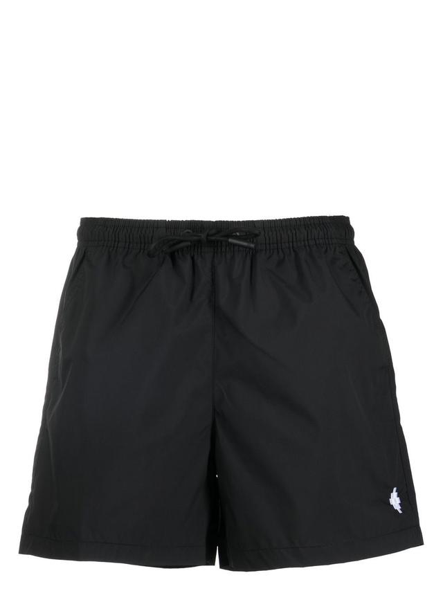 MARCELO BURLON COUNTY OF MILAN Logo Sea Shorts