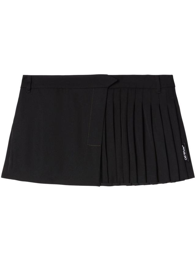 OFF-WHITE Wool Miniskirt