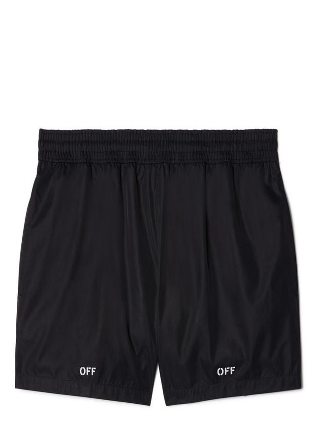 OFF-WHITE Logo Beach Shorts