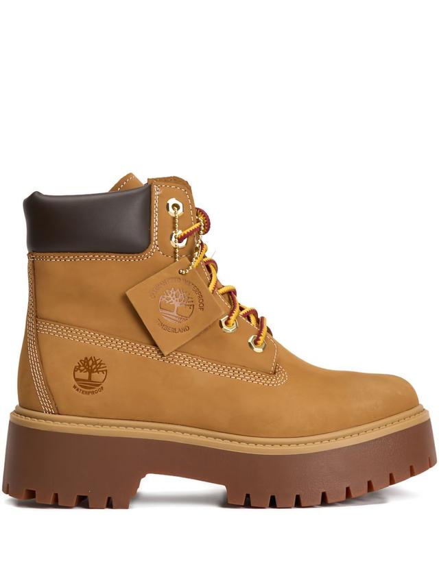 TIMBERLAND Waterproof Boots With Plateau Stone Street