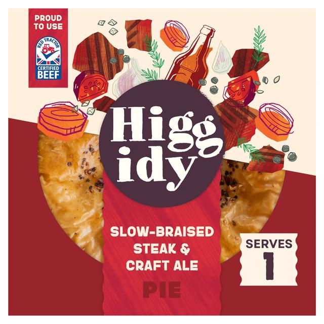 Higgidy Slow-Braised Steak & Craft Ale Pie 200g