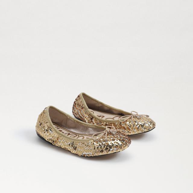 Sam Edelman Kids' Felicia Ballet Flat Gold Multi