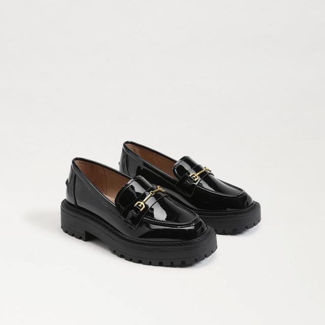 Sam Edelman Kids' Laurs Lug Sole Loafer Black Patent