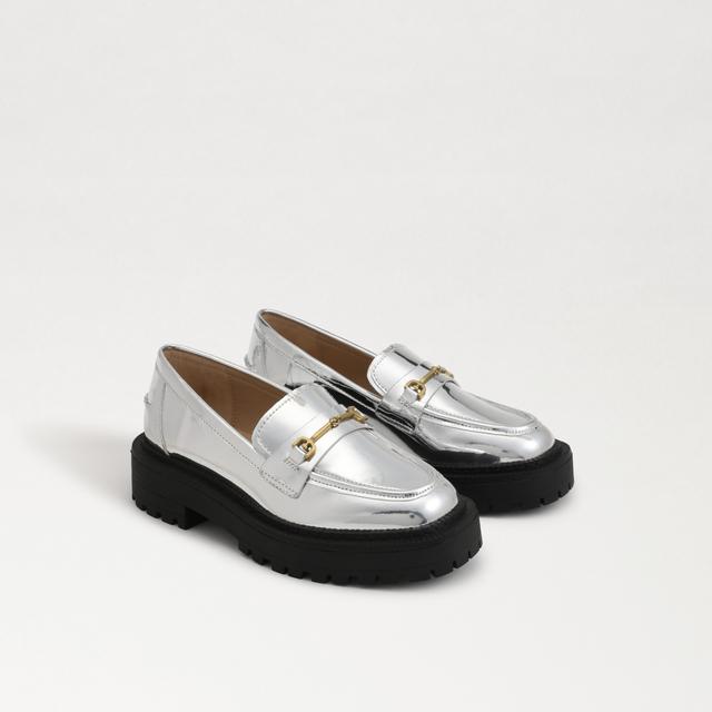 Sam Edelman Kids' Laurs Lug Sole Loafer Soft Silver