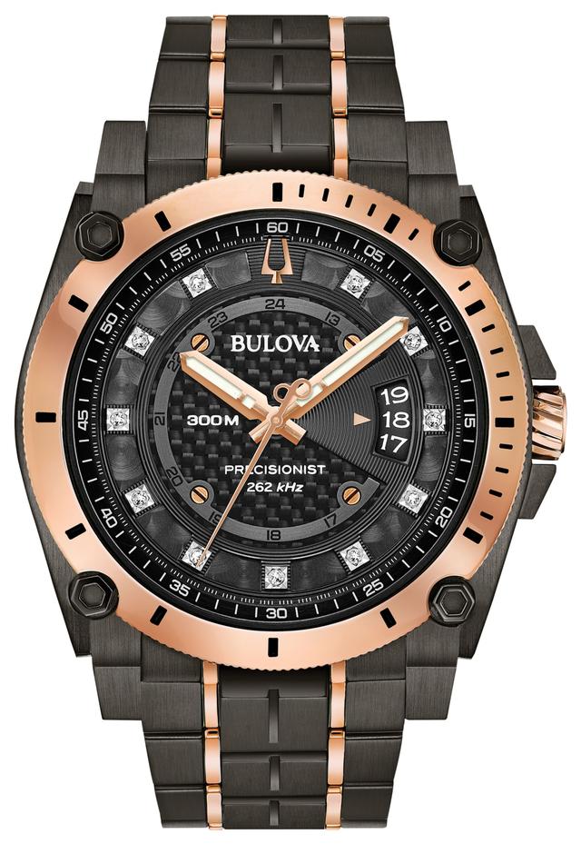 Bulova Icon Stainless Steel Bracelet Luxury Men's Watch - 98D149 Gifts for Him