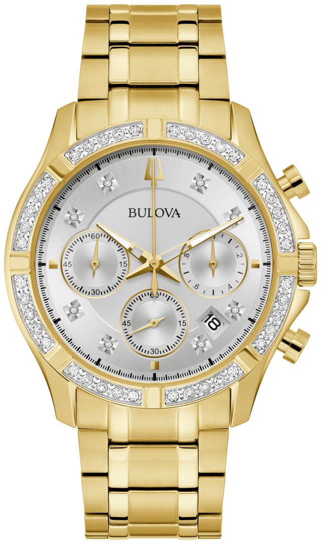 Bulova Classic Stainless Steel Bracelet Dress Classic Men's Watch - 98E113 Gifts for Him