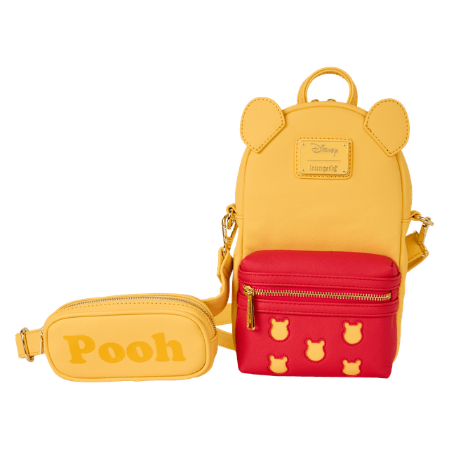 Winnie The Pooh Exclusive Sling Crossbody Bag With Coin Bag | Officially Licensed | Plastic | Loungefly