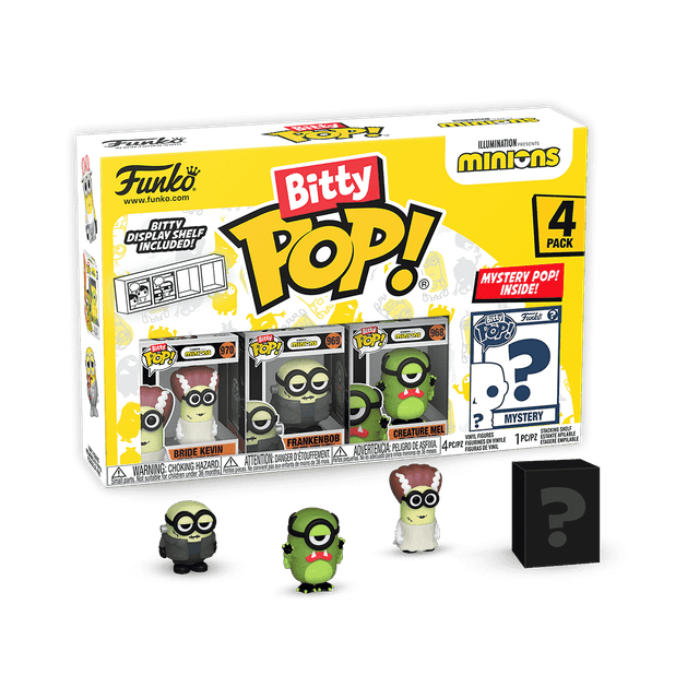 Bitty Minions 4-Pack Series 2 Pop! Figure - Collectible Toys & More | Funko