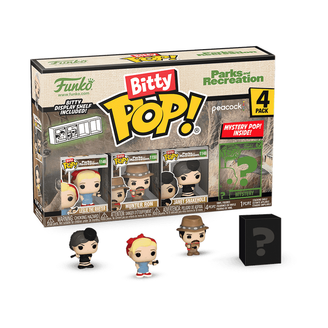 Bitty Parks and Recreation 4-Pack Series 3 Pop! Figure - Collectible Toys & More | Funko