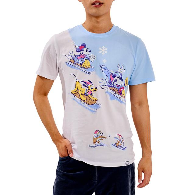 Mickey & Friends Winter Wonderland Unisex Tee | Officially Licensed | Cotton | Loungefly