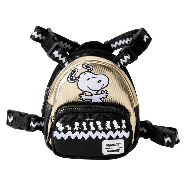 Peanuts 75th Anniversary Snoopy & Gang Dog Harness | Officially Licensed | Nylon/Vegan Leather | Loungefly