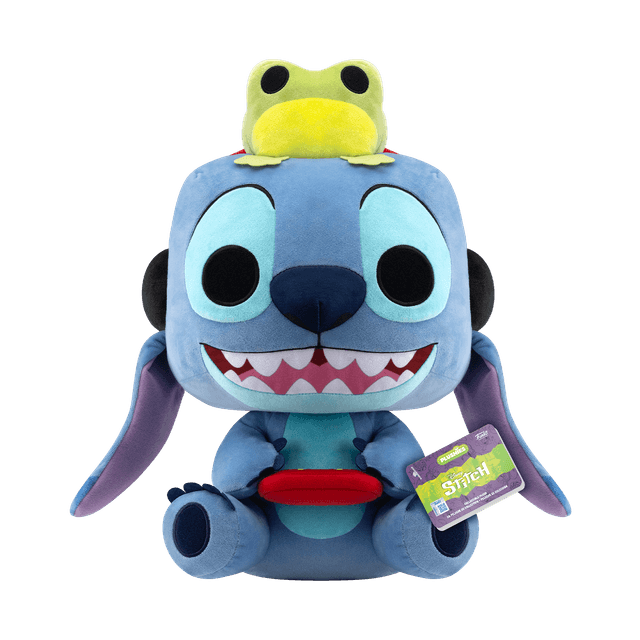 16 Gamer Stitch with Frog Mega Plush Figure - Collectible Toys & More | Funko