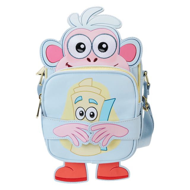 Dora the Explorer Boots Crossbuddies® Cosplay Crossbody Bag with Coin Bag | Officially Licensed | Plastic/Vegan Leather | Loungefly