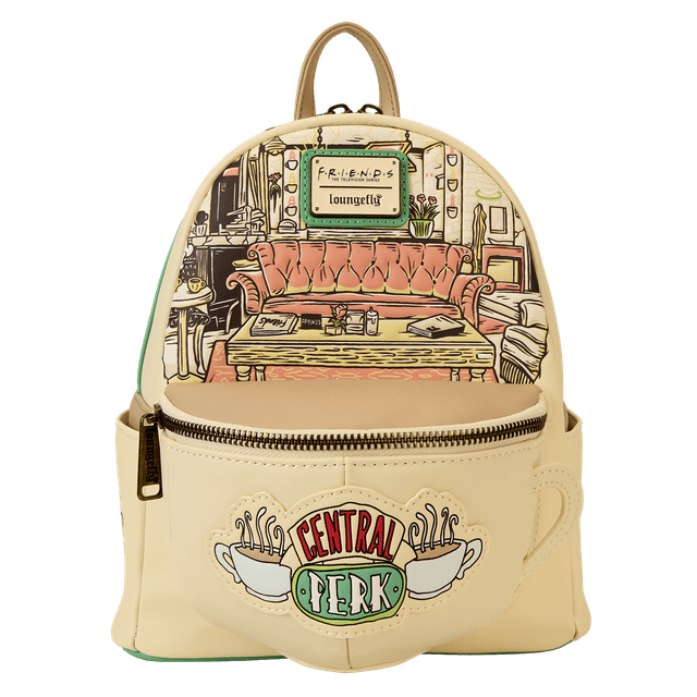 Friends Central Perk Domed Coffee Mug Scented Mini Backpack | Officially Licensed | Plastic/Vegan Leather | Loungefly