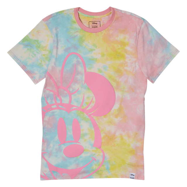 Minnie Mouse Pastel Tie-Dye Unisex Tee | Officially Licensed | Cotton | Loungefly