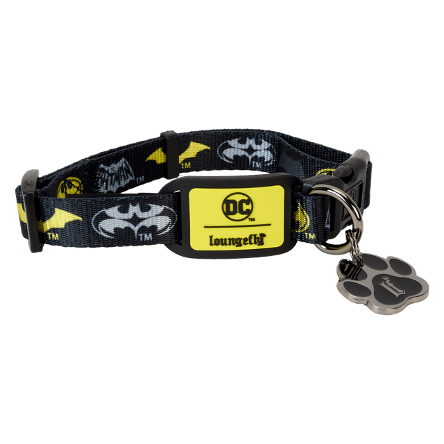 DC Comics Batman 85th Anniversary Dog Collar | Officially Licensed | Nylon | Loungefly