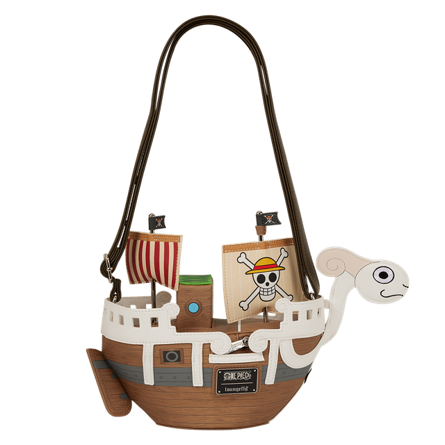SDCC Limited Edition One Piece Going Merry Figural Crossbody Bag | Officially Licensed | Plastic | Loungefly
