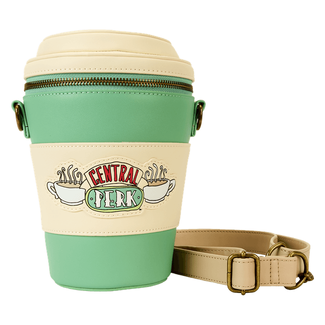 Friends Central Perk To-Go Coffee Cup Figural Scented Crossbody Bag | Officially Licensed | Plastic/Vegan Leather | Loungefly