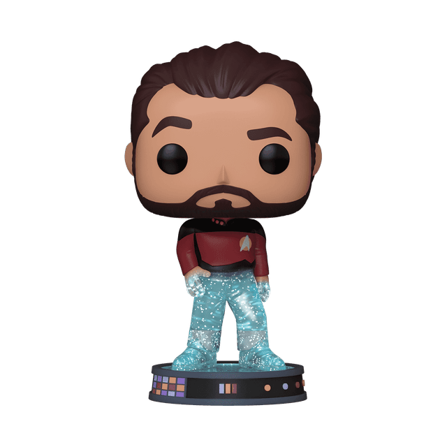 Plus William T. Riker (Transporter) (Glitter) Pop! Figure - Collectible Toys & More | Funko