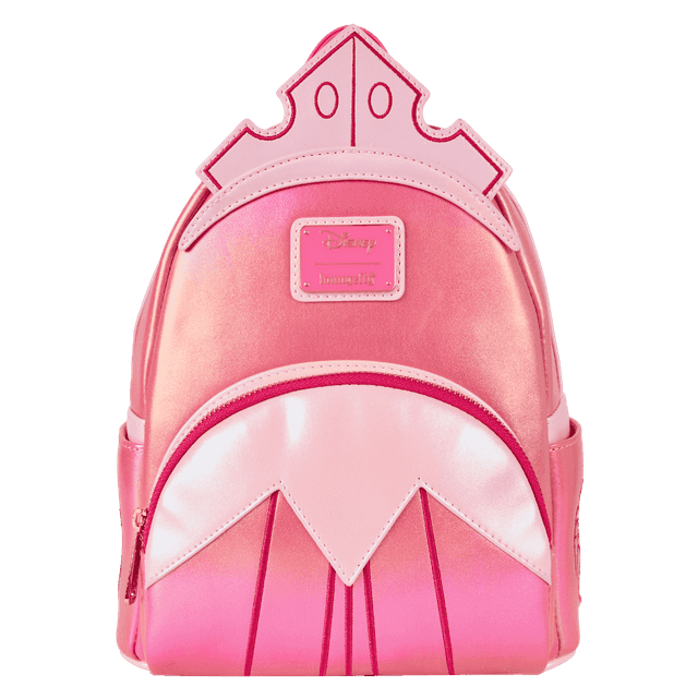Sleeping Beauty Exclusive Shiny Series Iridescent Cosplay Mini Backpack | Officially Licensed | Plastic | Loungefly
