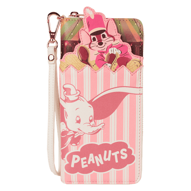 Dumbo Exclusive Circus Peanuts Wristlet Wallet | Officially Licensed | Plastic | Loungefly