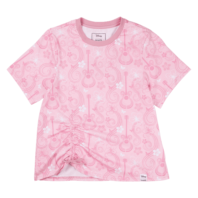 Hannah Montana Drawstring Hem All-Over Print Unisex Tee | Officially Licensed | Cotton | Loungefly