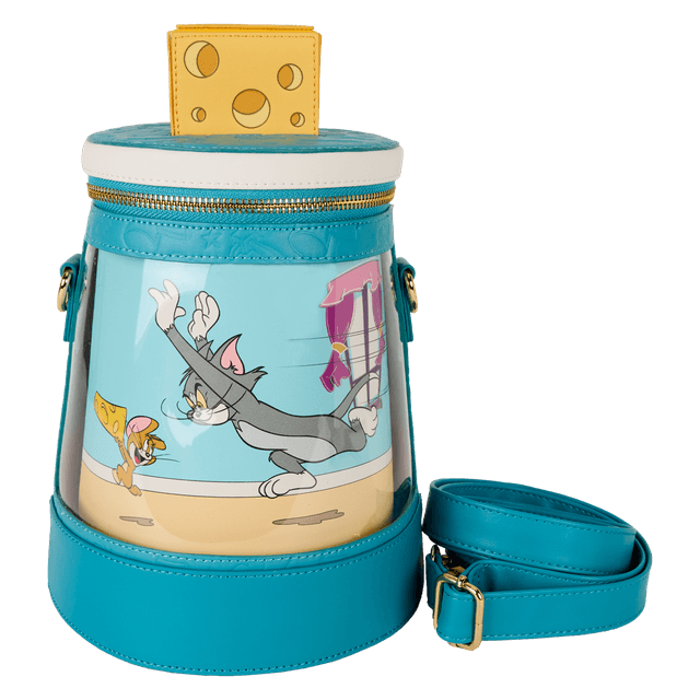 Tom and Jerry Spinning Scene Crossbody Bag | Officially Licensed | Plastic | Loungefly