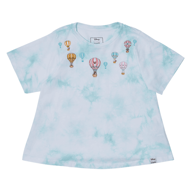 Mickey & Friends Hot Air Balloon Tie-Dye Swing Tee | Officially Licensed | Cotton | Loungefly