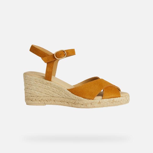 GEOX Gelsa Low Woman Dark Yellow, Size: 35