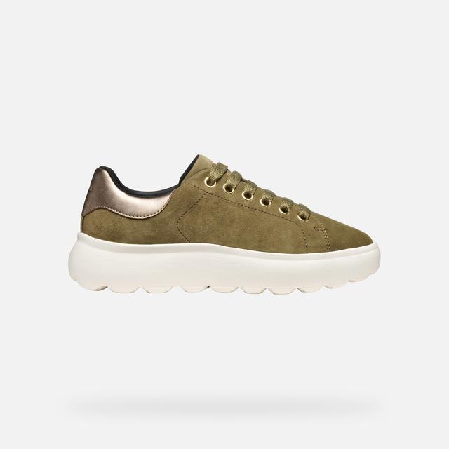 GEOX Spherica Ec4.1 Femme Vert/beige, Size: 41
