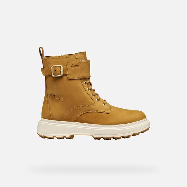 GEOX Lamidie + Grip Abx Femme Beige Foncé, Size: 37