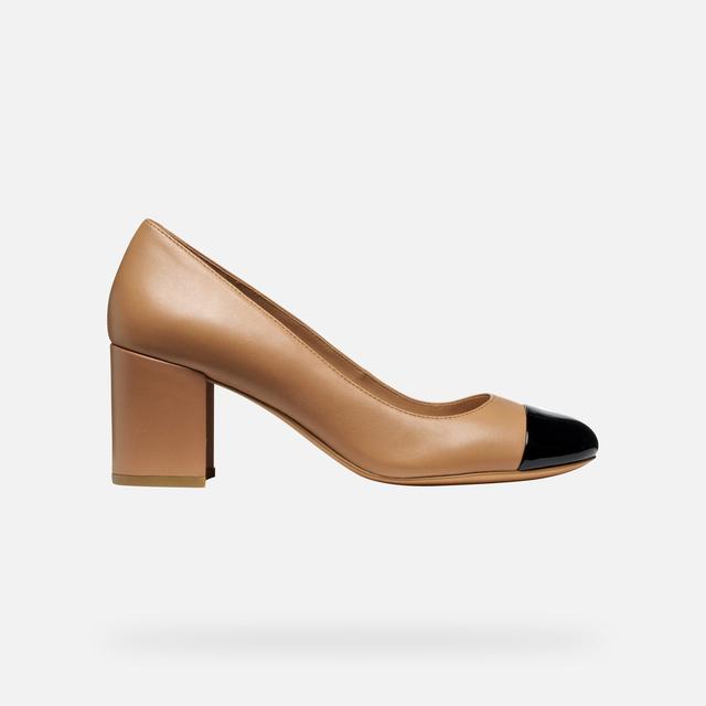 GEOX Virnilisa 65 Femme Beige/noir, Size: 36