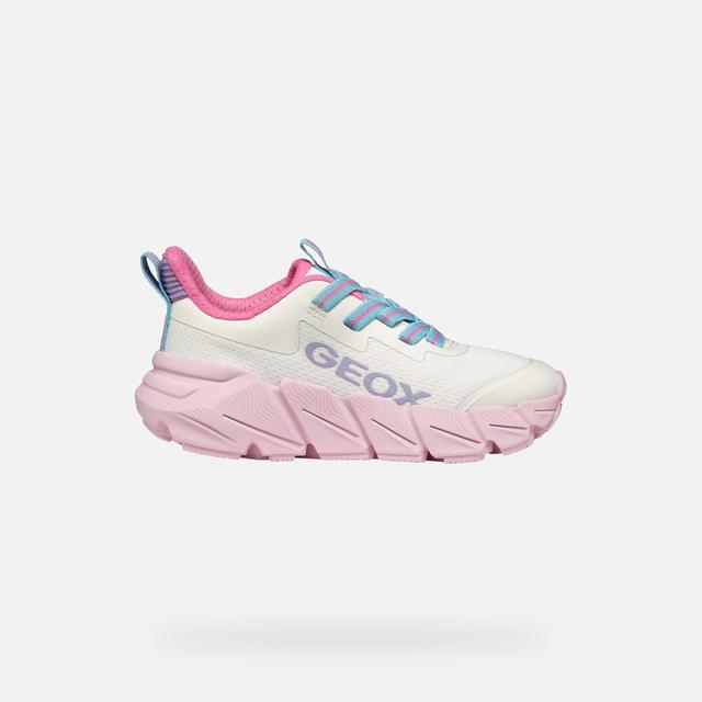 GEOX Flexyper Fast Junior Blanc/rose, Size: 35