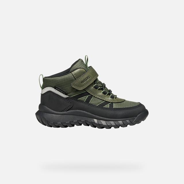GEOX Simbyos Abx Boy Dark Green/black, Size: 28